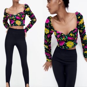 🆕️ Zara Floral Printed Top